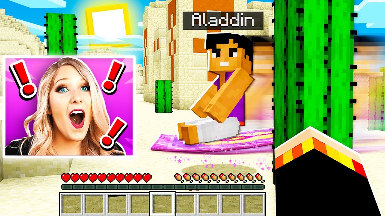 I Found Aladdin In Minecraft Youtube