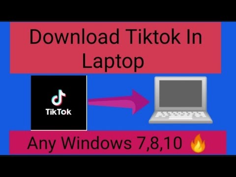 How to download tiktok in laptop / PC in any windows(7,8,10)........very simple (in 3 minutes)