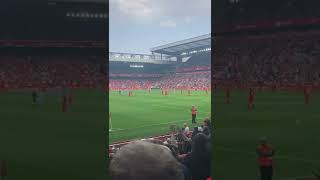Liverpool legends vs Barcelona legends Steven Gerrard chant