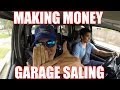 Making money garage saling