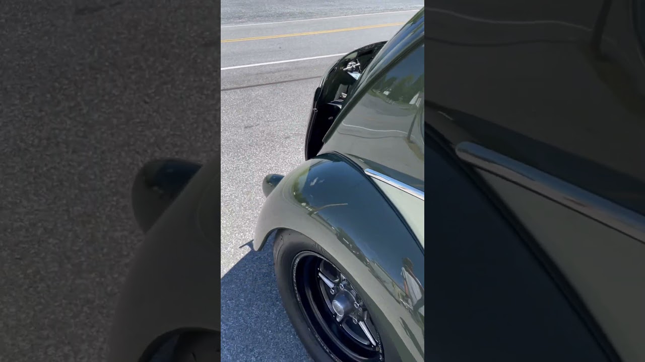 Palm green sand green 2276 with turbo 1956 beetle