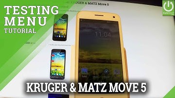 How to Enter Testing Menu in KRUGER & MATZ Move 5 - Test Mode