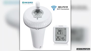 INKBIRD IBSP01R Wireless Pool Thermometer IPX7 Waterproof Floating Thermometer for Swimming PoolBab
