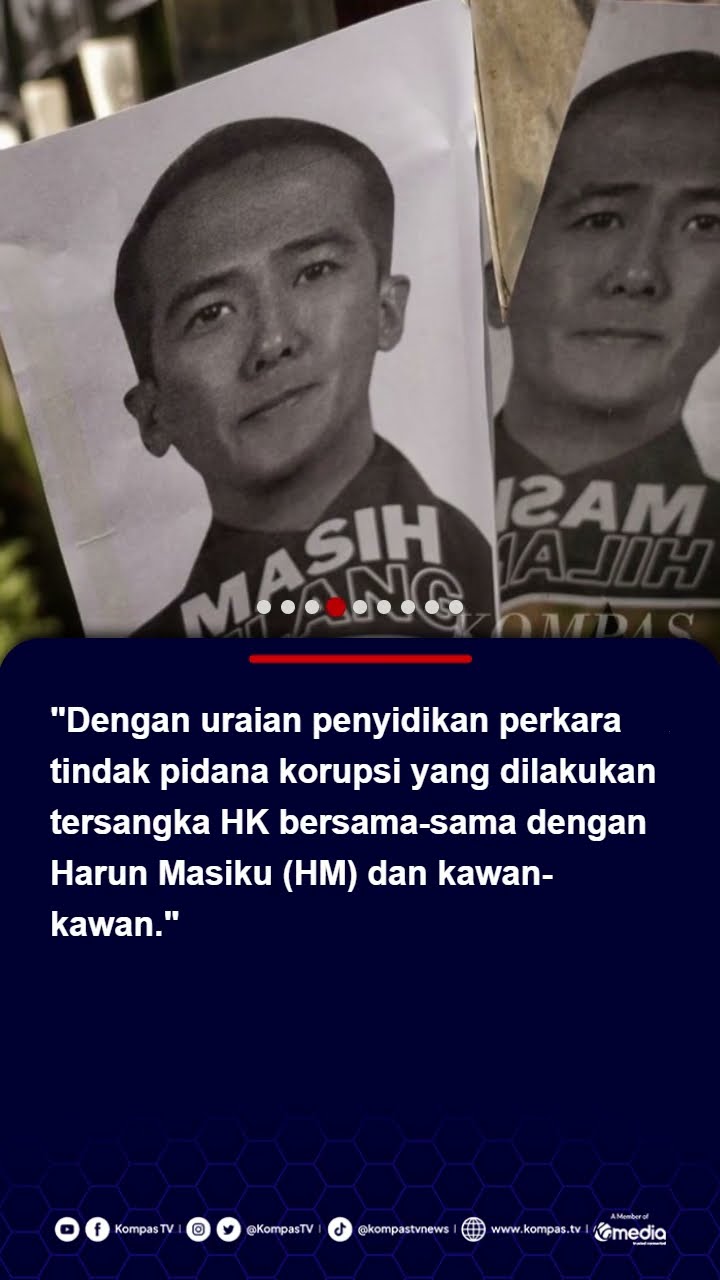 Sekjen PDI-P Hasto Resmi Jadi Tersangka, KPK: Bersama Harun Masiku Suap Wahyu Setiawan #kpk #pdip