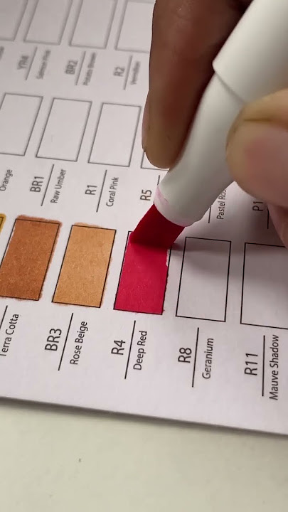 Asmr unboxing and swatching alcohol markers#asmr#unboxing#ohuhumarkers  #ohuhu#alcoholmarkers #art