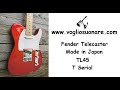 Fender Telecaster Made in Japan Tl45 T Serial Red Car