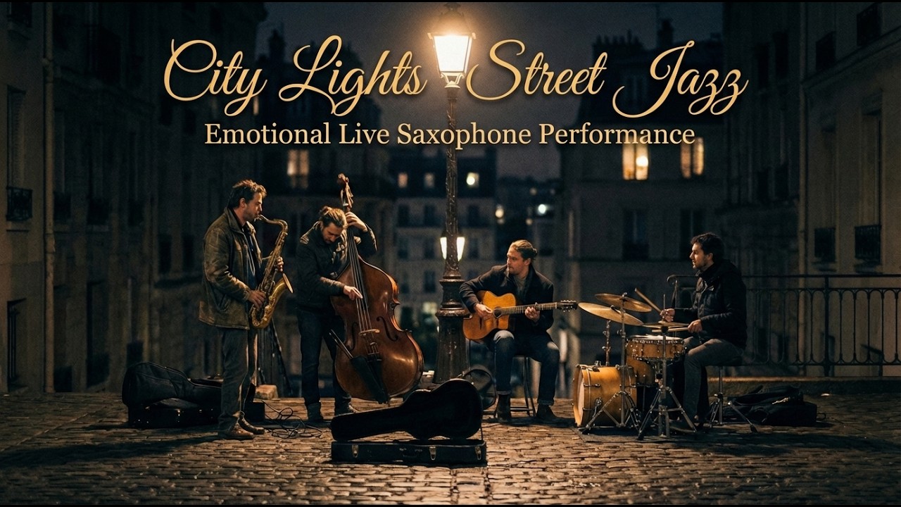 City Lights Street Jazz – Emotional Live Saxophone Performance