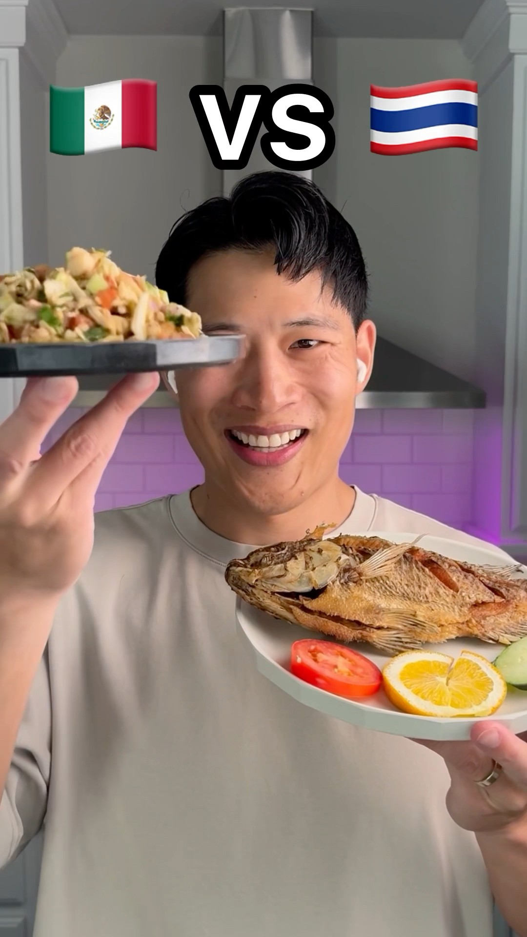 Octopus Ceviche Tostada ?? vs Deep Fried Fish ??