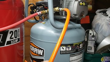 McGraw (Harbor Freight) oil compressor daisy chain set up