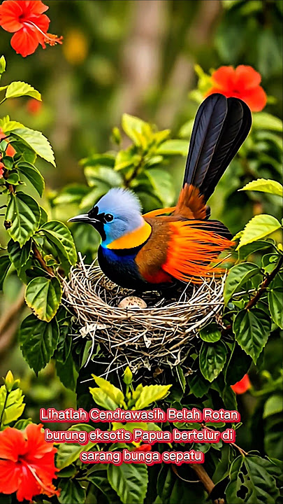 🕊️🌿 Momen Langka! Cendrawasih Belah Rotan Menetaskan Kehidupan Baru