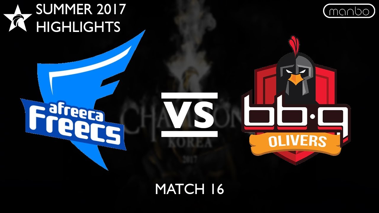 AFS vs BBQ All Game Highlights LCK Summer 2017 Afreeca Freecs vs bbq OLIVERS LoL eSports