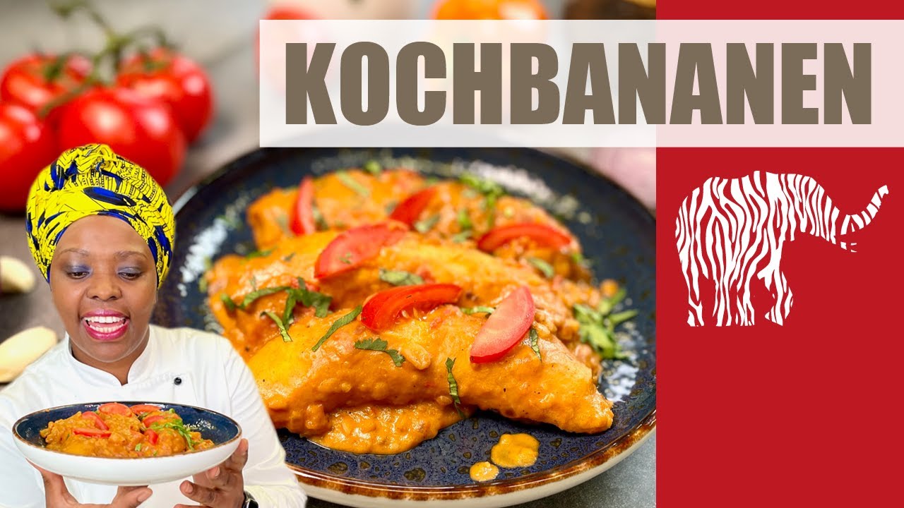 Matoke - Kochbananen in Erdnuss-Sauce (VEGAN)