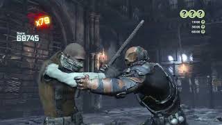 Batman Arkham City - Arkham Origins Deathstroke Skin MOD Gameplay SURVIVAL OF THE FITTEST (EXTREME)