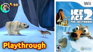 Ice Age 2: The Meltdown (Wii) - Playthrough / Longplay - (1080p, original console)
