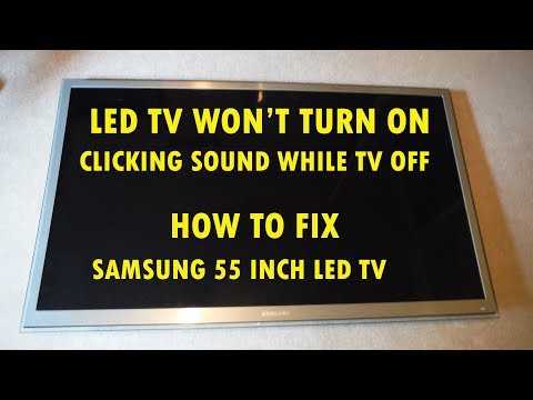 Video: Varför gör min Samsung-TV ett klickljud?