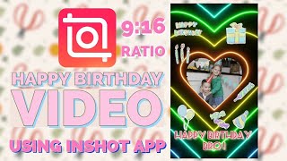How to Make A Happy Birthday Video Using InShot App screenshot 2