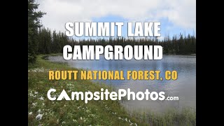 Summit Lake Campground - Routt National Forest, CO