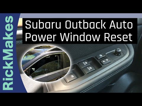 Subaru Outback Auto Power Window Reset