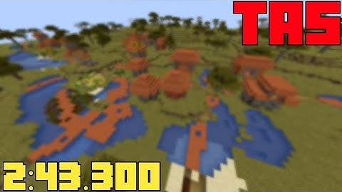 Minecraft TAS Speedrun FS/SS 2:43.300