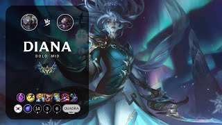 Diana Mid vs Orianna - KR Challenger Patch 13.22