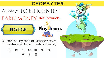 CROPBYTES -A CRYPTO FARM GAME || P2E || BLOCKCHAIN METAVERSE GAME || Technical Ahmad Khan ||