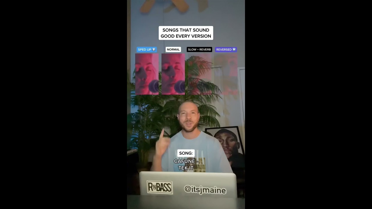 Songs That Sound Good Every Version: Cafuné “Tek It” Sped Up #shorts #spedup #tiktok #slowed #cafuné