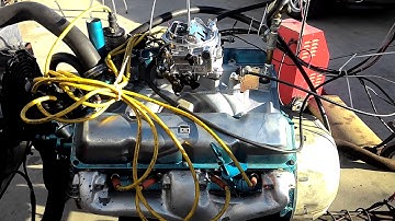 AMC engine 401 on start stand after cam break in #1