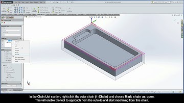 SolidCAM iMachining Getting Started - Walkthrough: Define the machining of the outside contour