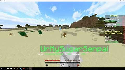 UrMySugarSenpai hacking hard on hypixel uhc
