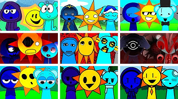 Incredibox Sprunki but ONLY Jevin & Mr. Sun & Sky in ALL Different Mods