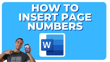 How to Insert Page Numbers in A Microsoft Word Document (2025)