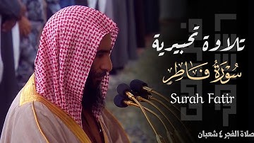 " إنَّ رَبَّنا لَغَفورٌ شَكورٌ " تلاوة تحبيرية لخواتيم سورة فاطر للشيخ أحمد بن طالب ~ فجر 4-8-1446هـ