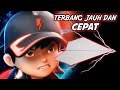 Cara benar membuat pesawat kertas terbang jauh dan cepat  elemen boboiboy halilintar