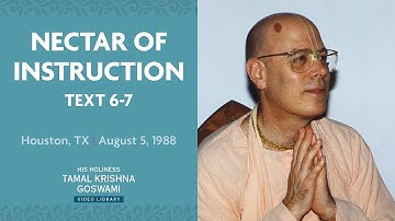 4. Houston, 8-5-1988, NOI Text 6-7  I Tamal Krishna Maharaj