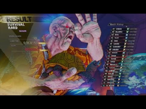 Oro Survival Hard PS4 SFVCES5 Story Outfit's Colors all Unlocked! 20220314105222