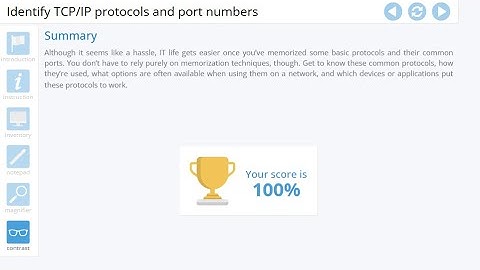 Advanced Hardware Lab 7-2: Identify TCP IP Protocols and Port Numbers