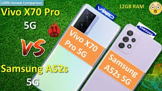 Vivo X70 Pro v/s Samsung Galaxy a52s 5G || Detailed-Comparison, Antutu, camera etc ?Winner is