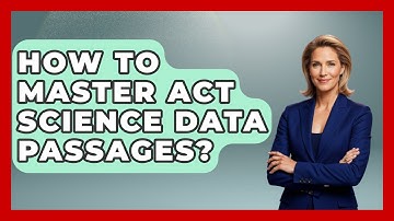 How To Master ACT Science Data Passages? - Junior Year Jumpstart