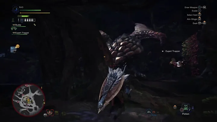 Rad meets Bazelgeuse for the first time (Monster Hunter World)
