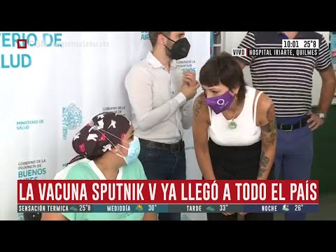 EMPEZÓ LA VACUNACIÓN | Primera vacuna aplicada en el Hospital Iriarte de Quilmes