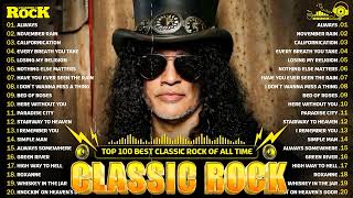 Guns N' Roses, Bon Jovi, Metallica, ACDC, U2,Queen, Aerosmith | Classic Rock 70s 80s 90s Full Album