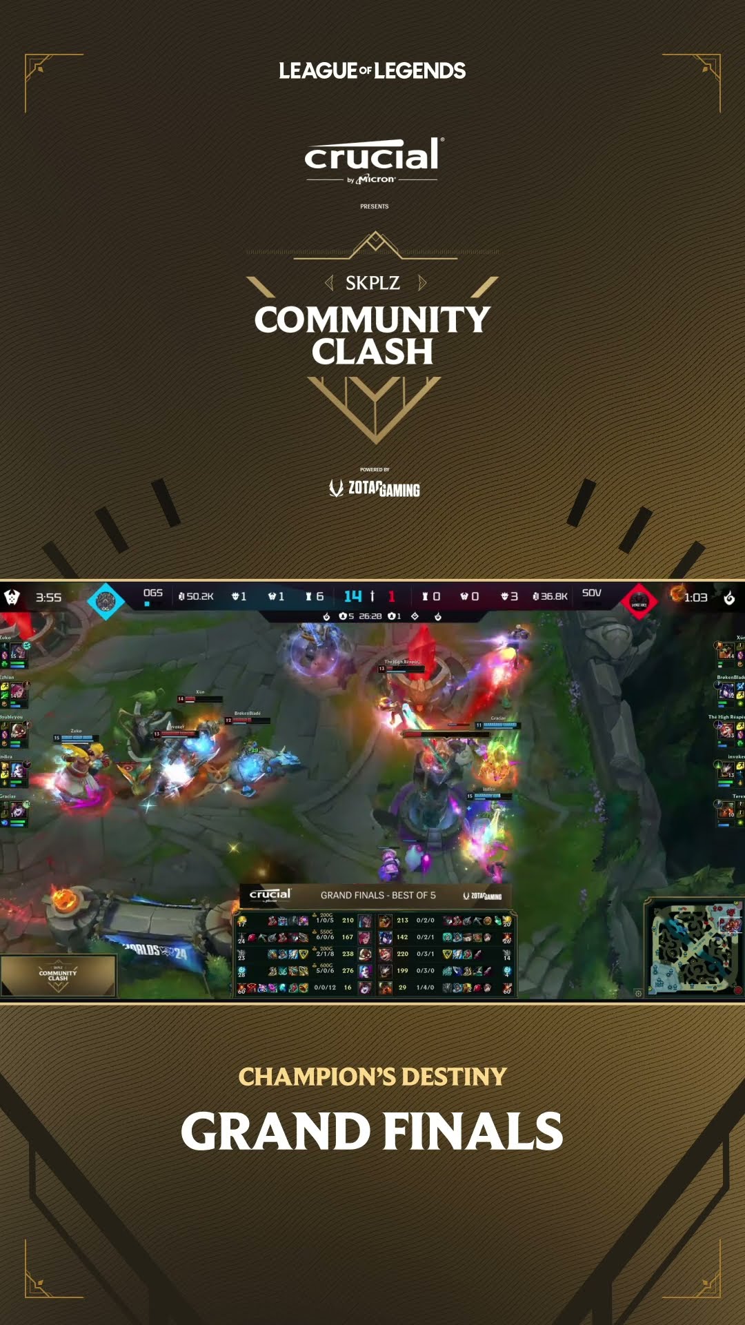 Champions Destiny: Top Plays from the SKPlz Community Clash Grand Finals