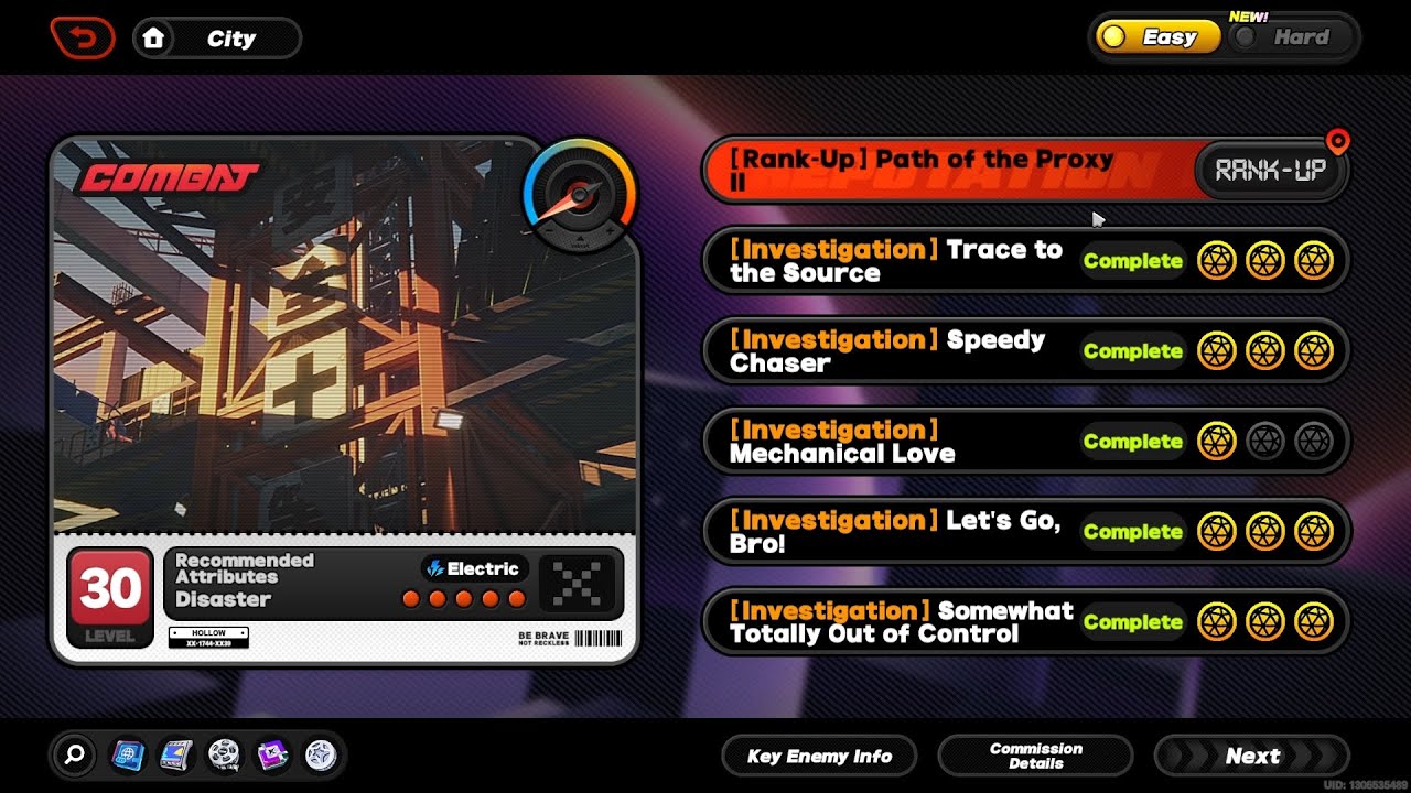 ZenlessZoneZero chapter 2 path of the proxy rank up 2
