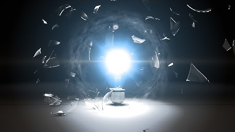 Video Logo Template #78 - Light Bulb Explosion