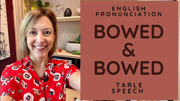 Learn to Pronounce BOWED & BOWED - American English Heteronym Pronunciation Lesson #learnenglish