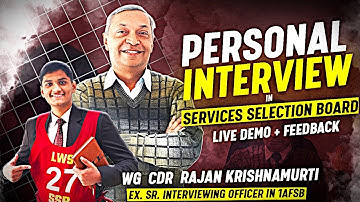 Live SSB Interview | Complete Personal Interview As Per 2025- Live Demo Captured | LWS SSB Interview