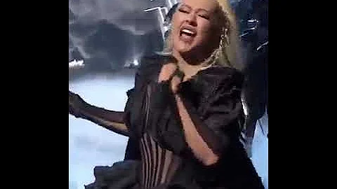 Christina Aguilera Performs at The 2021 People s C...
