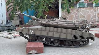 HENG LONG 1/16 RC MERKAVA IV TANK - OBSTACLE TEST RUN