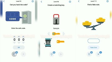 Easy Game Level 91 to 120 | Easy Game  Brain Test Tricky Mind Puzzle Level Walkthrough Level 91-120