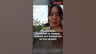 Korean Woman Harassed In Jodhpur While Live-Streaming | #shorts | Korean Female Youtuber | BOOM